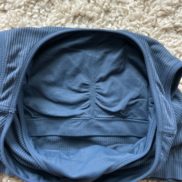 Tank top with built in bra navy - Picture 3 of 3
